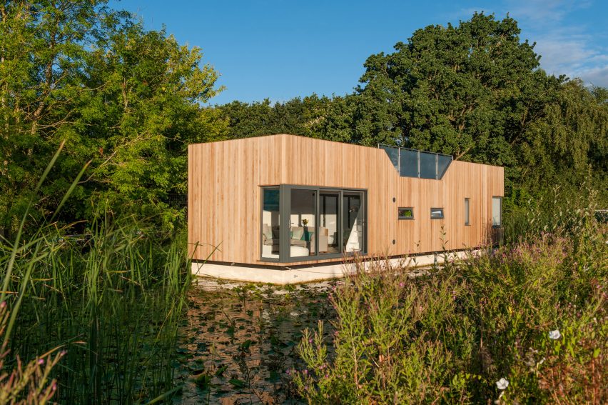 Chichester floating home by Baca Architects, used to illustrate story about IPCC climate report