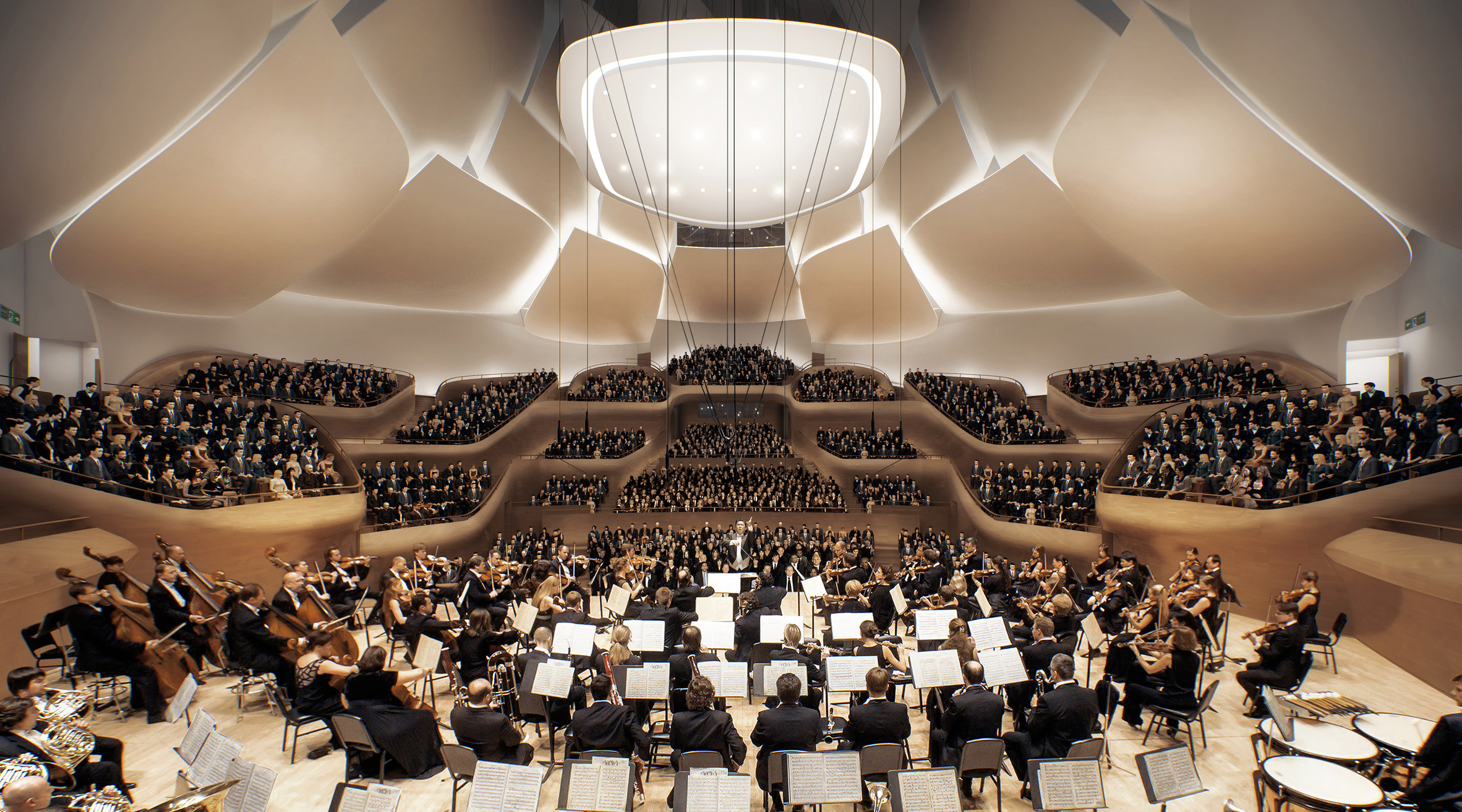 China Philharmonic Hall by MAD