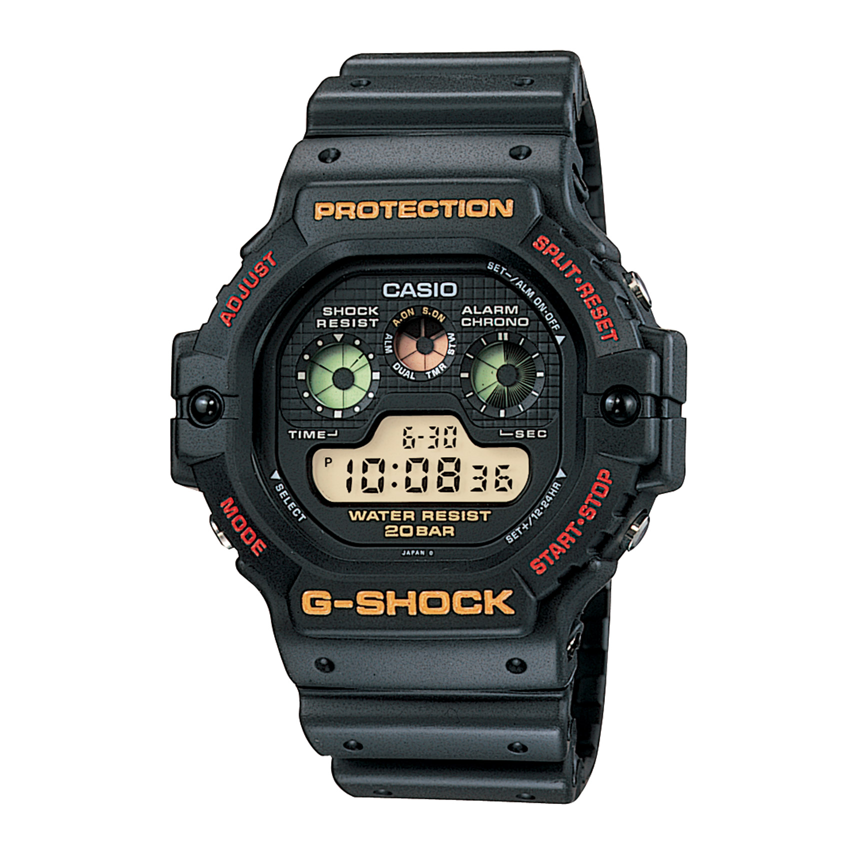 G-Shock experienced explosive sales in the 1990s, of pieces like the first strong resin digital watch