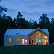 Timber-clad Gamla Villan by Mer Architects offers views of Finnish meadow and sea