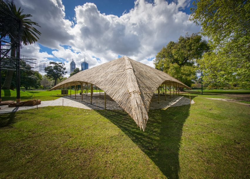 Studio Mumbai Presents Mpavilion Built Using Seven Kilometres Of