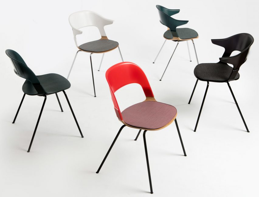 Pair Chair by Benjamin Hubert for Fritz Hansen