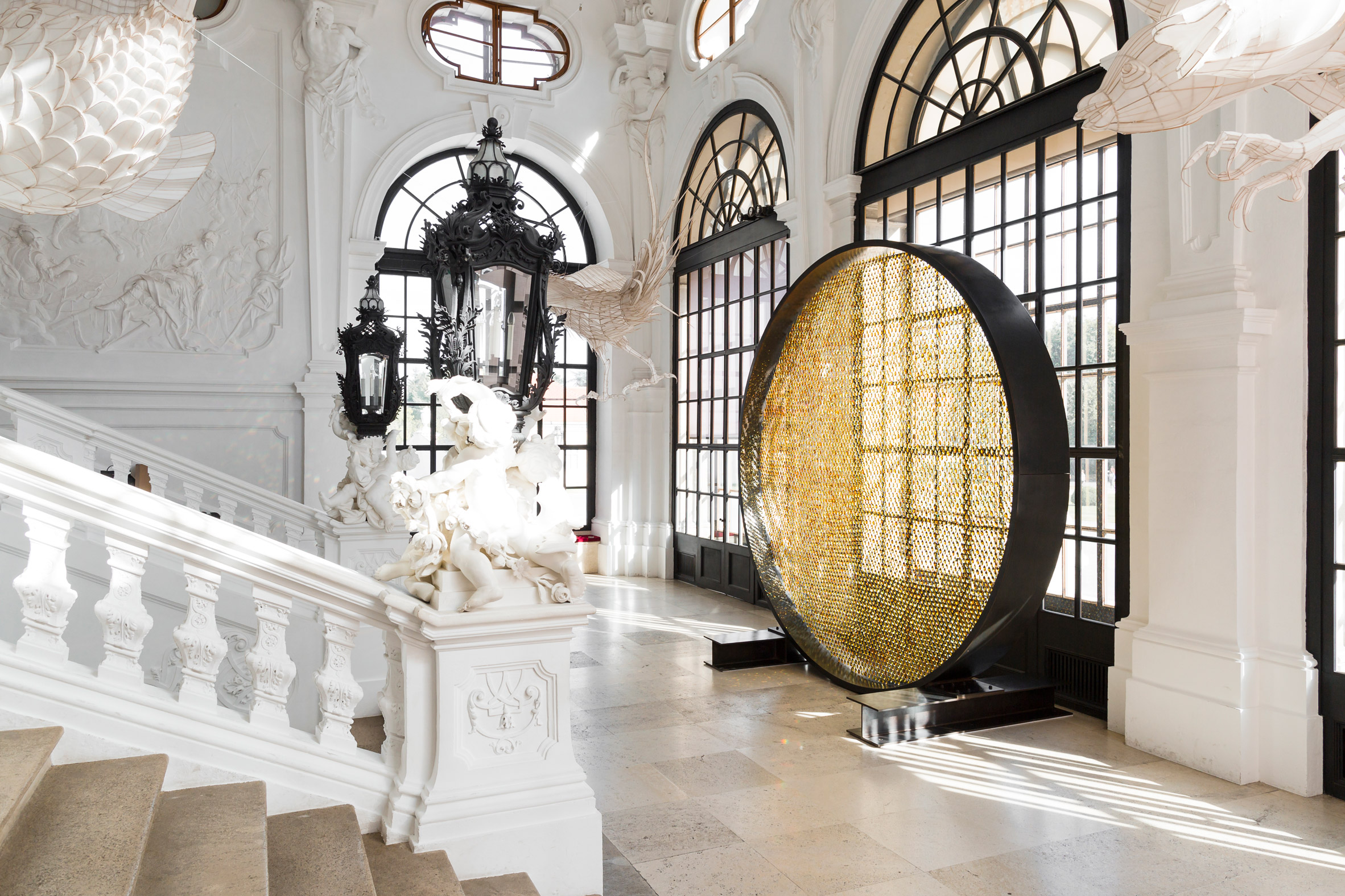 VDW: Prologue installation at Belvedere Palace Vienna by Frederikson Stallard for Swarovski