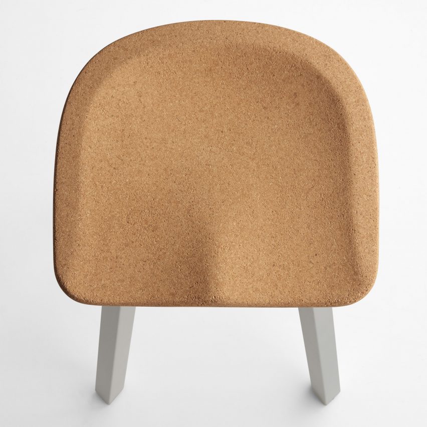 SU Stool collection Cork Seat by Nendo