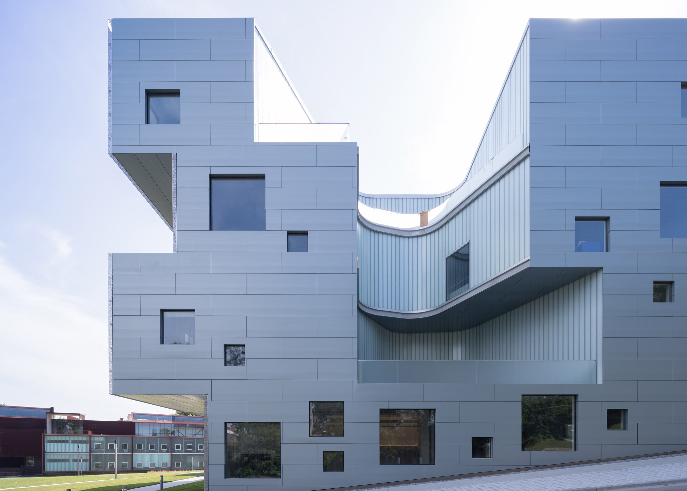 Visual Arts building by Steven Holl