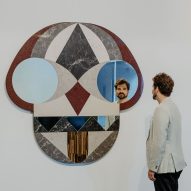 Jaime Hayon's mirror for Caesarstone