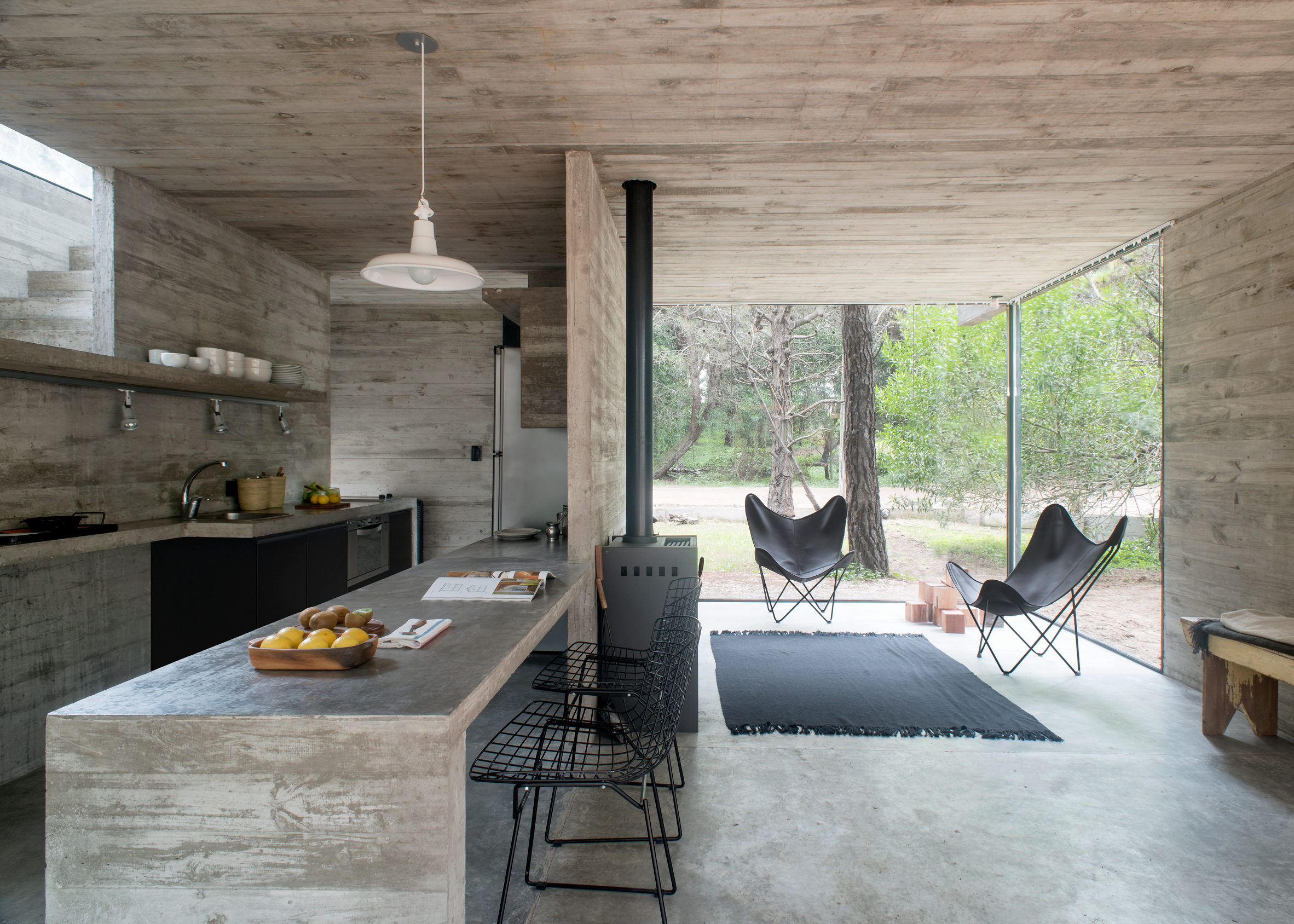 10 Popular Concrete Home Interiors From Dezeen S Pinterest