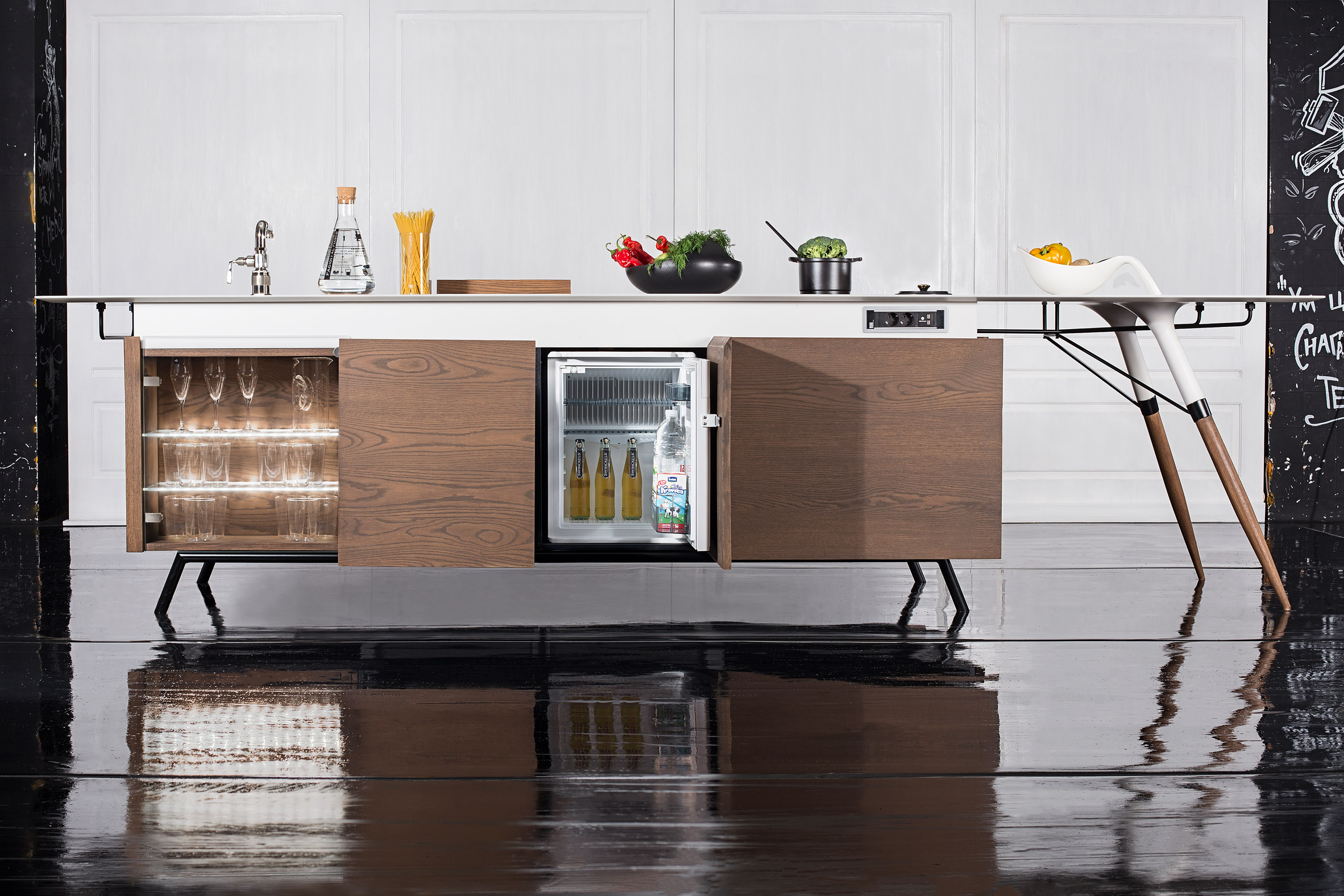 Dsignedby creates space-saving kitchen unit for millenials