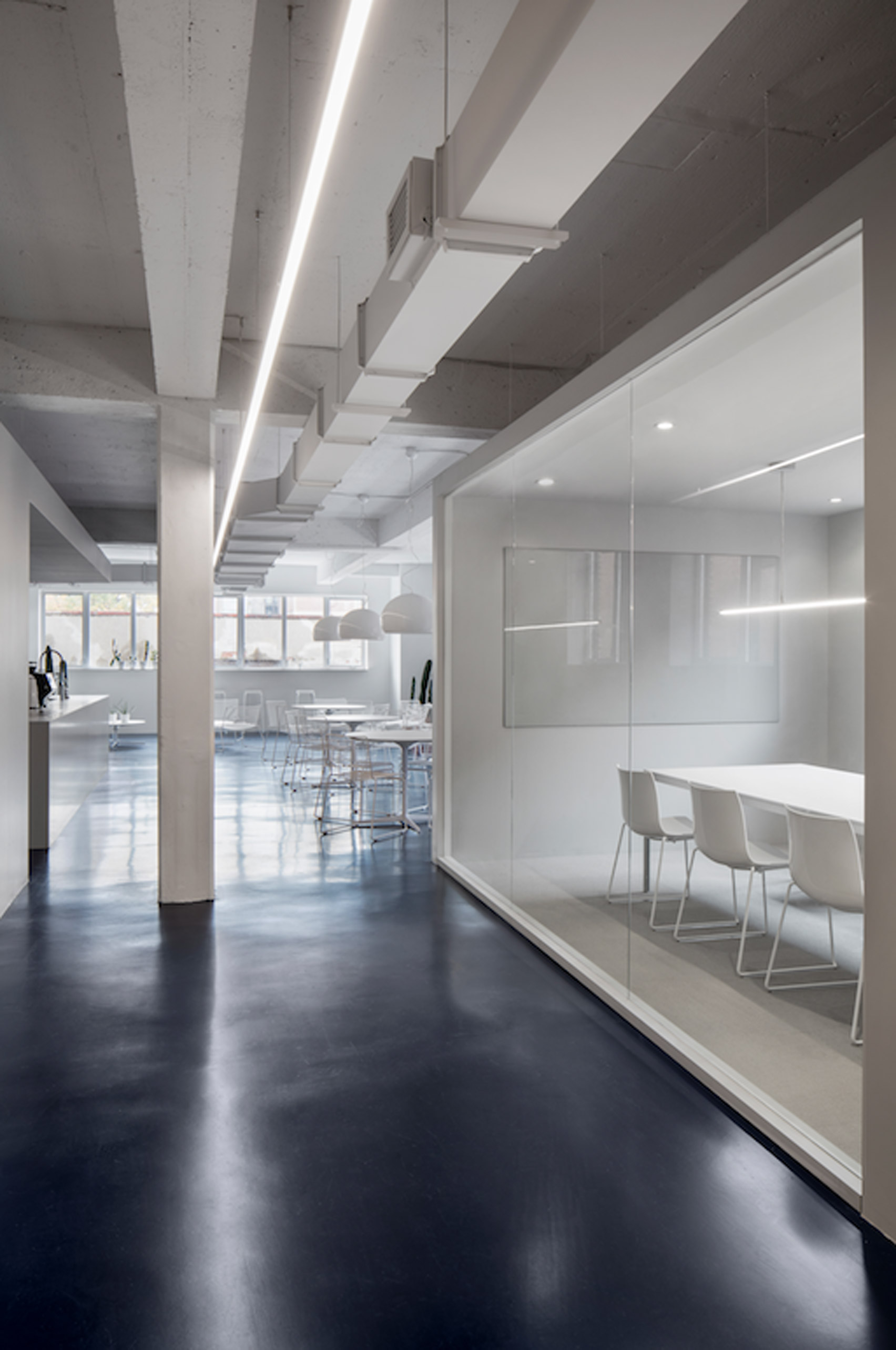 Anne Sophie Goneau creates stark office for Dynamo in Montreal