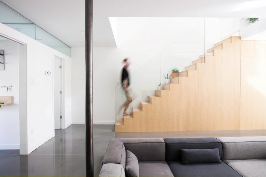 Appareil Architecture Transforms Two Flats Into House With Sunken Lounge