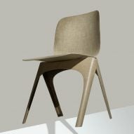 Christien Meindertsma designs biodegradable chair using flax and bioplastic