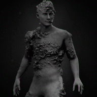 Dirk Rauscher creates human sculptures for Keøma's music video