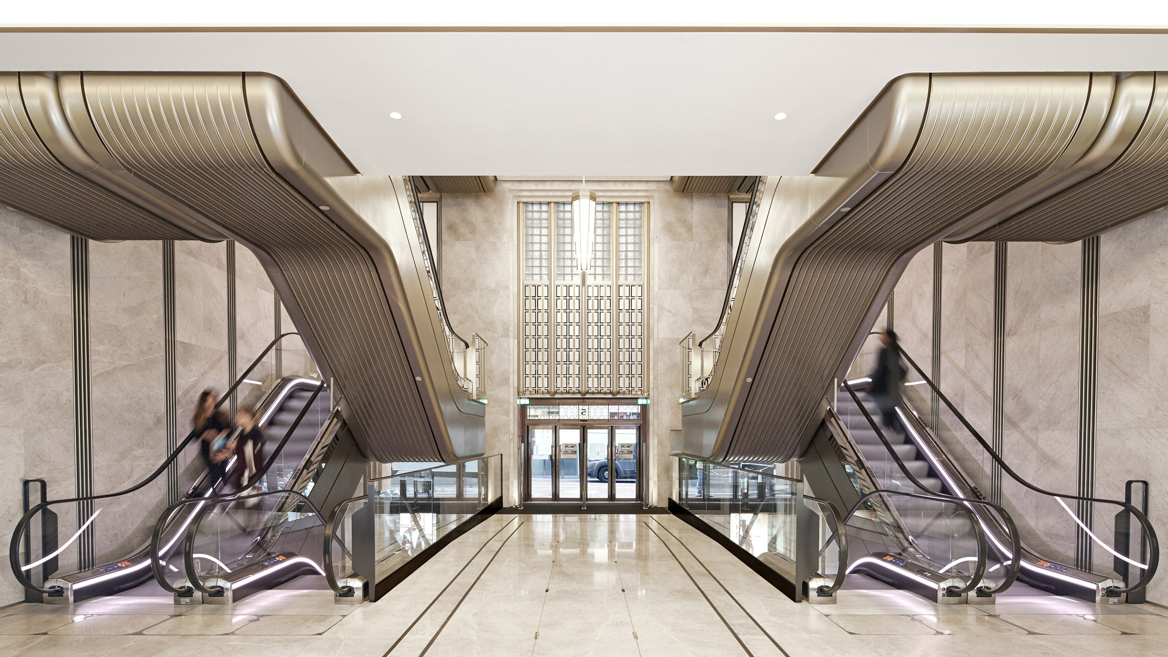 Make Upgrades Entrance Hall Of Londons Harrods With Bronze Escalators