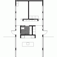 Plan of Salmela Architect's House for Beth in Wisconsin