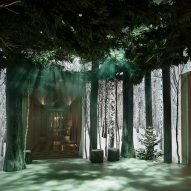 Jony Ive and Marc Newson create room-size interpretation of a Christmas tree