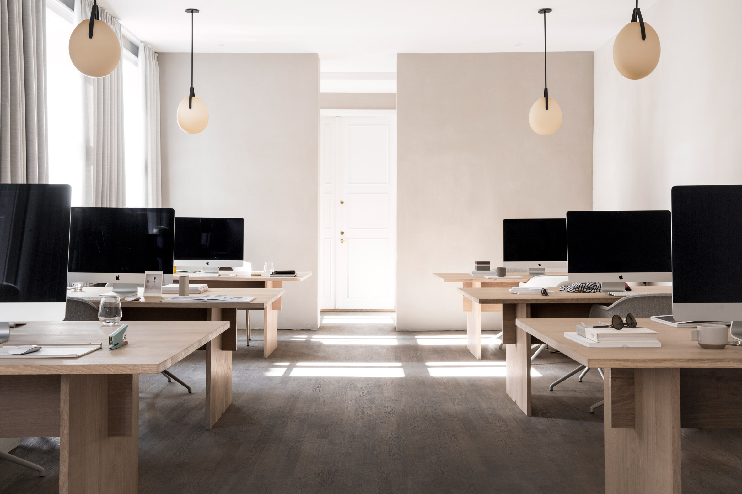Norm Architects creates workspace for Kinfolk magazine in Copenhagen