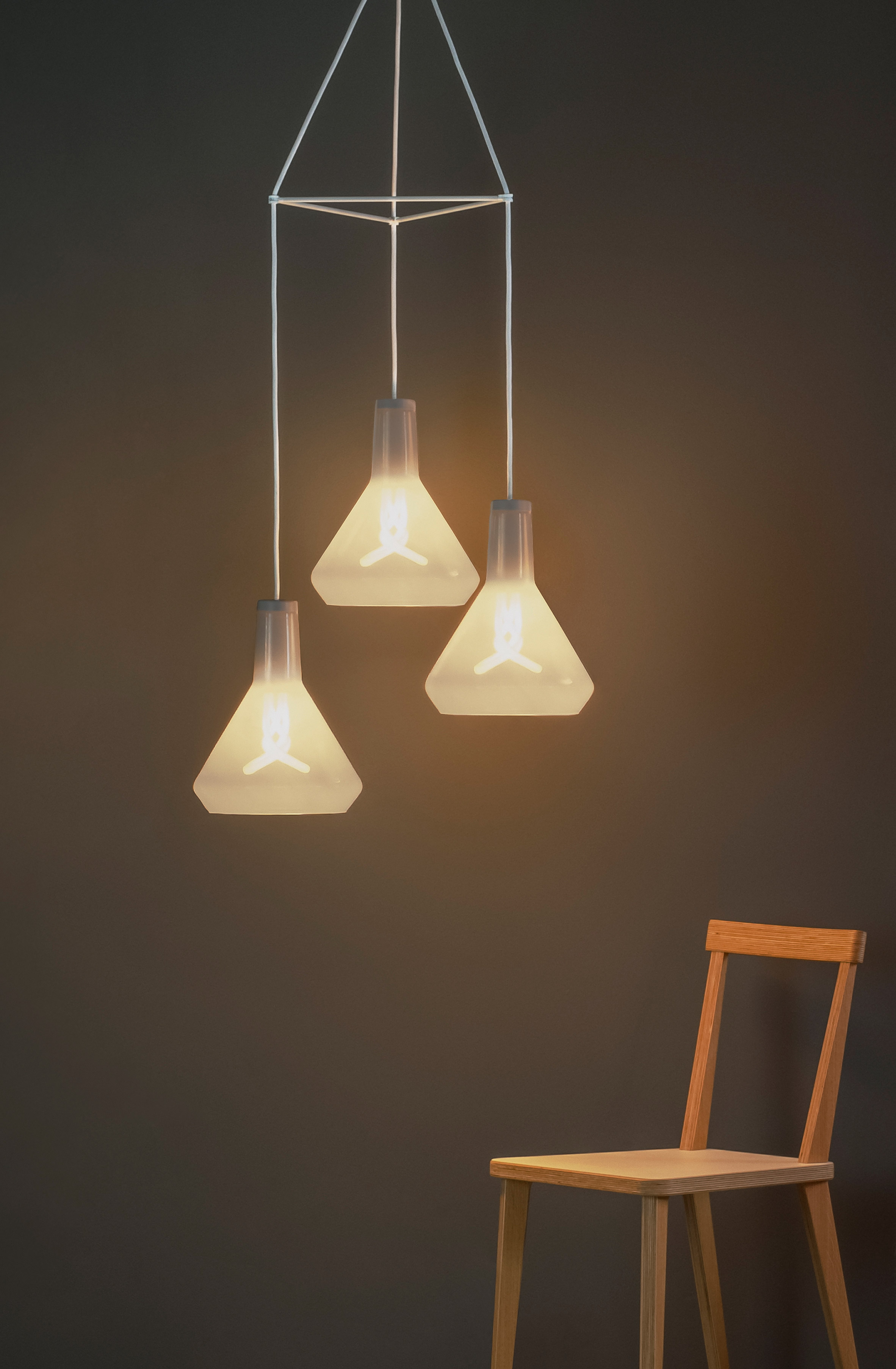 Modular chandelier by Plumen