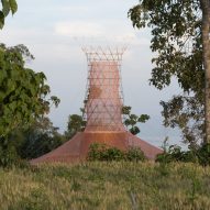 Arturo Vittori's Warka Water towers harvest clean drinking water from the air