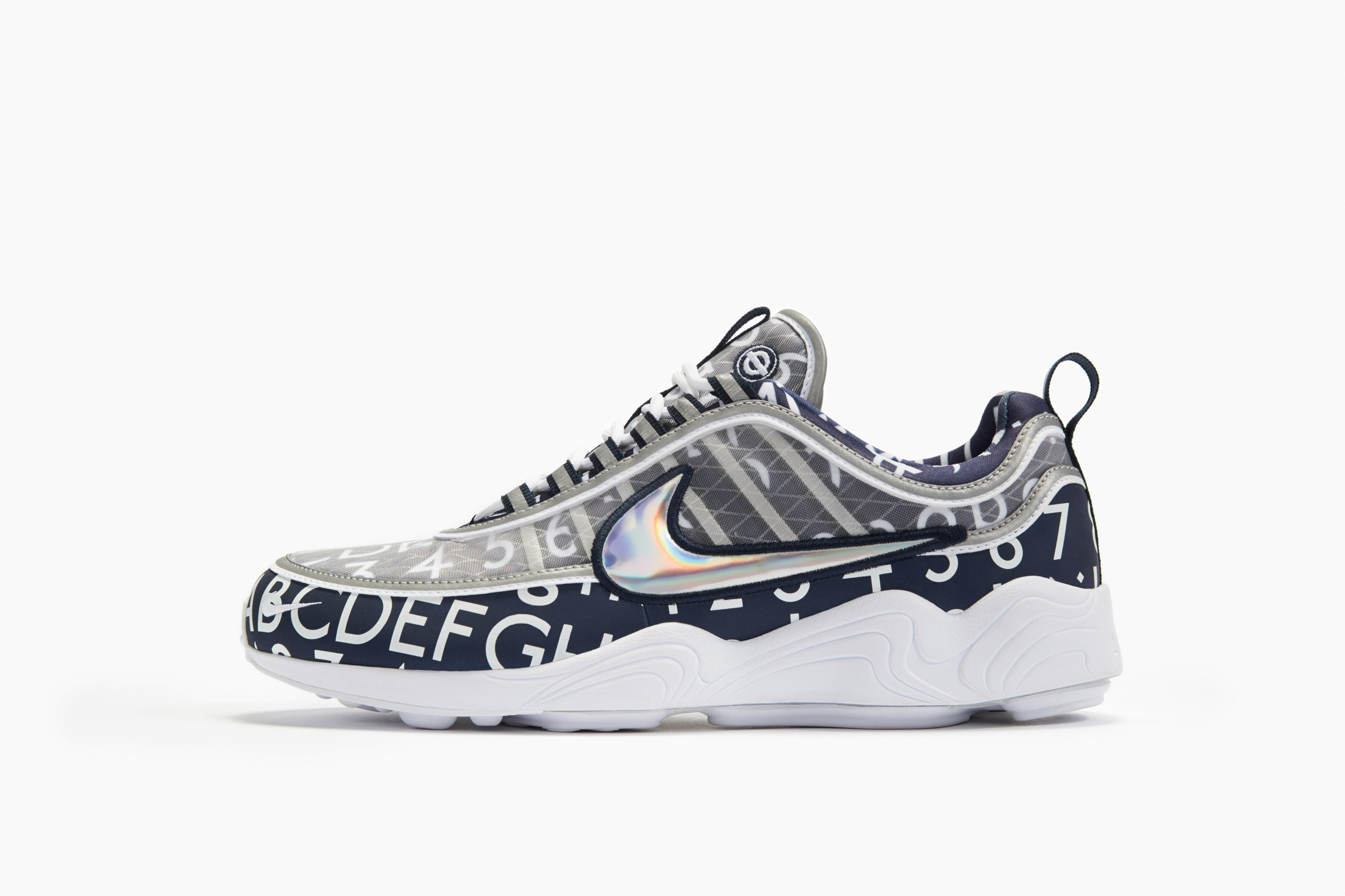 Nike's Zoom Spiridon have covered in London font