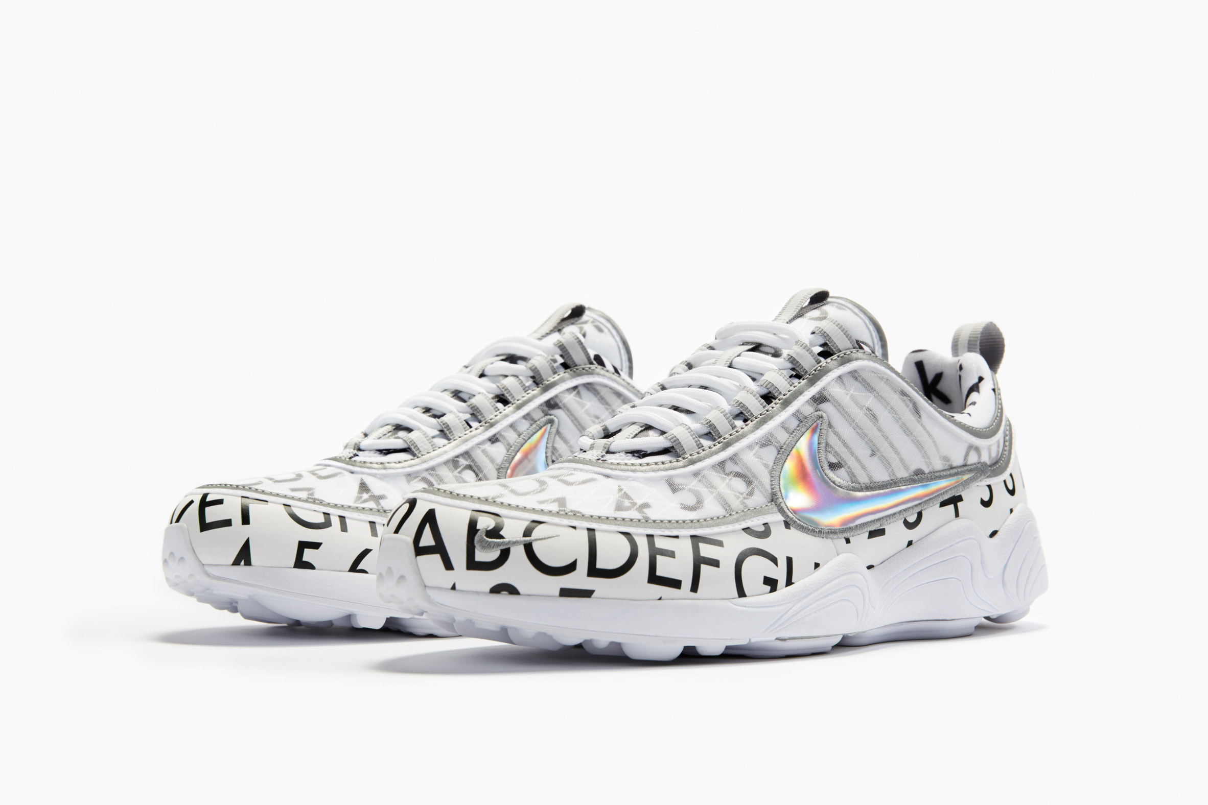 Nike's Zoom Spiridon have covered in London font