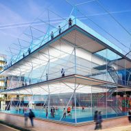 Amanda Levete's firm proposes multi-storey football pitches for central London