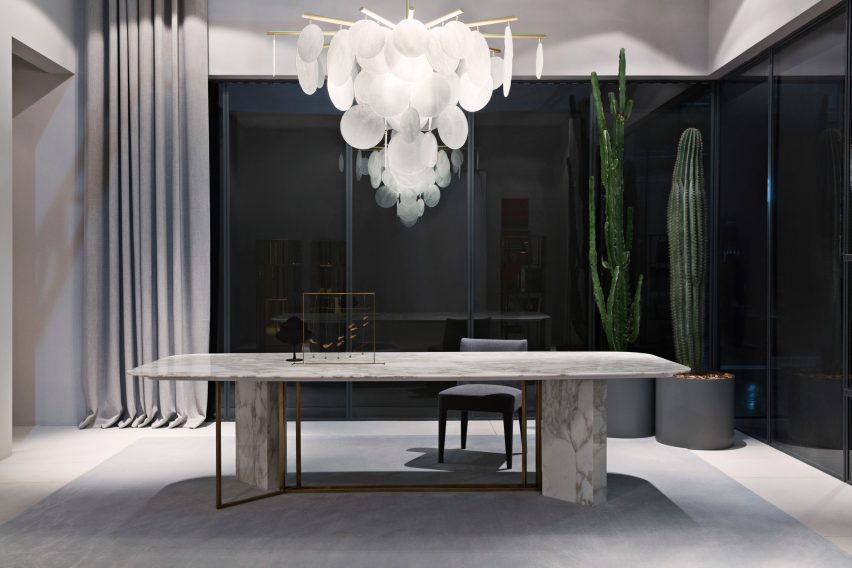 Plinto table collection by Meridiani