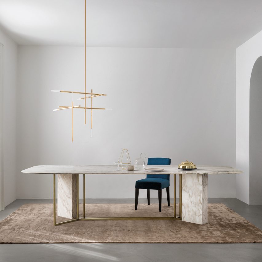 Plinto table collection by Meridiani