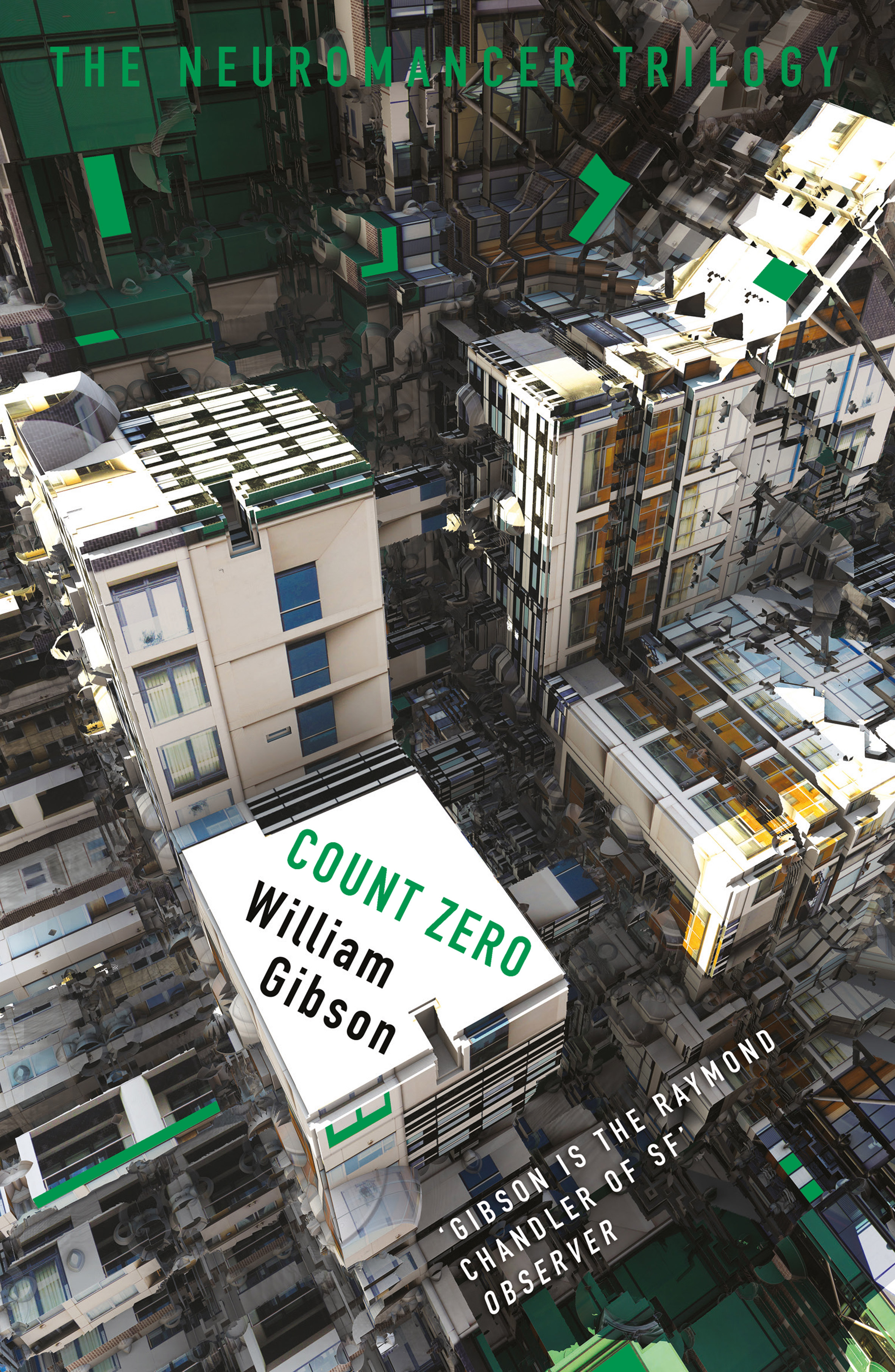 William Gibson book covers based on fractals of architecture