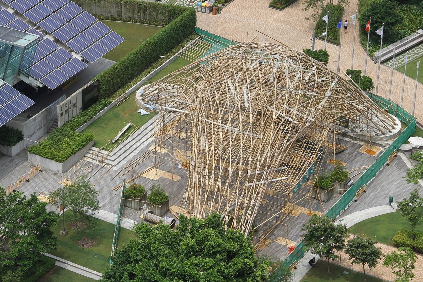 ZCB Bamboo Pavilion by The Chinese University of Hong Kong School of Architecture
