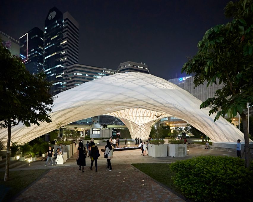 ZCB Bamboo Pavilion by The Chinese University of Hong Kong School of Architecture