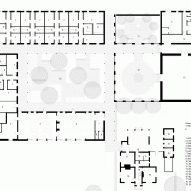 Plan of Walters & Cohen Architects' Vajrasana Buddhist Retreat Centre in Suffolk