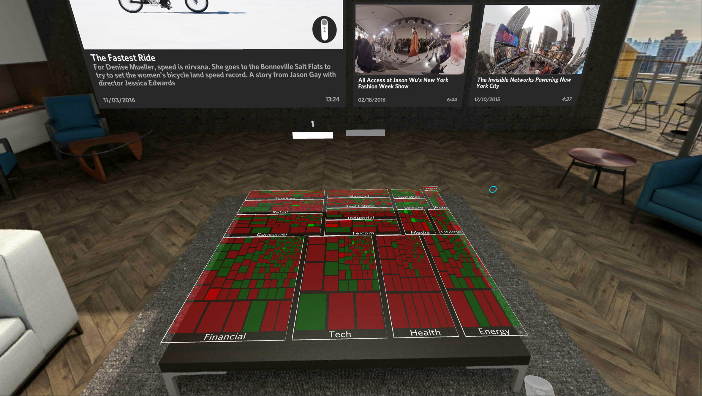 Michaelis Boyd designs virtual reality environment for Wall Street Journal