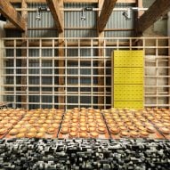 Kyoto cheese tart shop by Yusuke Seki features counter made of Lego