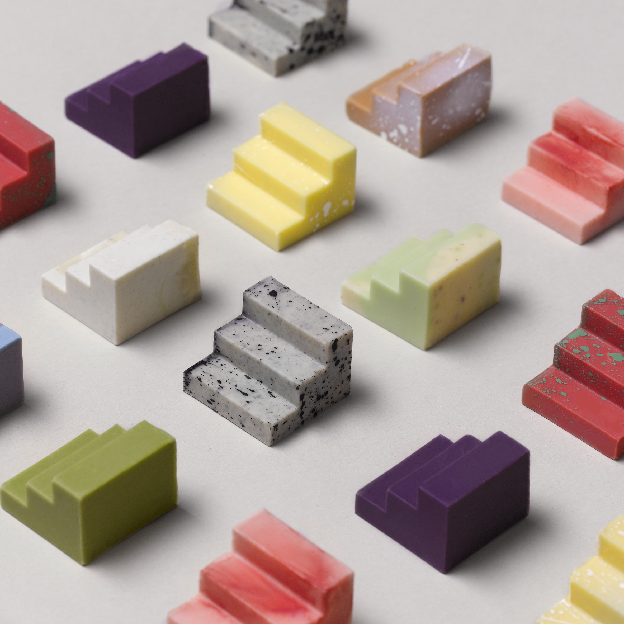 Universal Favourite produces colourful chocolates from 3D-printed moulds