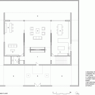 Domus Aurea by GLR Arquitectos and Alberto Campo Baeza, ground floor plan