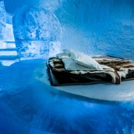 Icehotel 365 by Alex Haw & Aditya Bhatt Sweden hotel interior