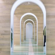 Snarkitecture designs gallery-like interior for Kith's Miami flagship store