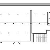 First floor plan of Peter Freeman Gallery in New York by Toshiko Mori Architect