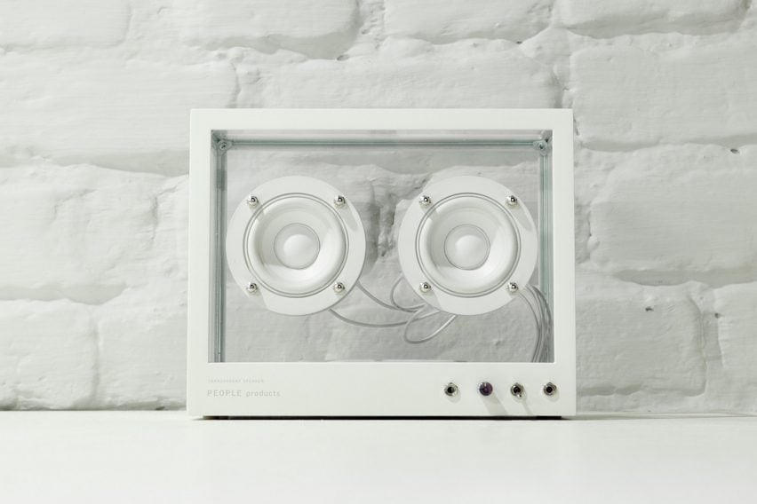 Small Transparent Speaker by People People