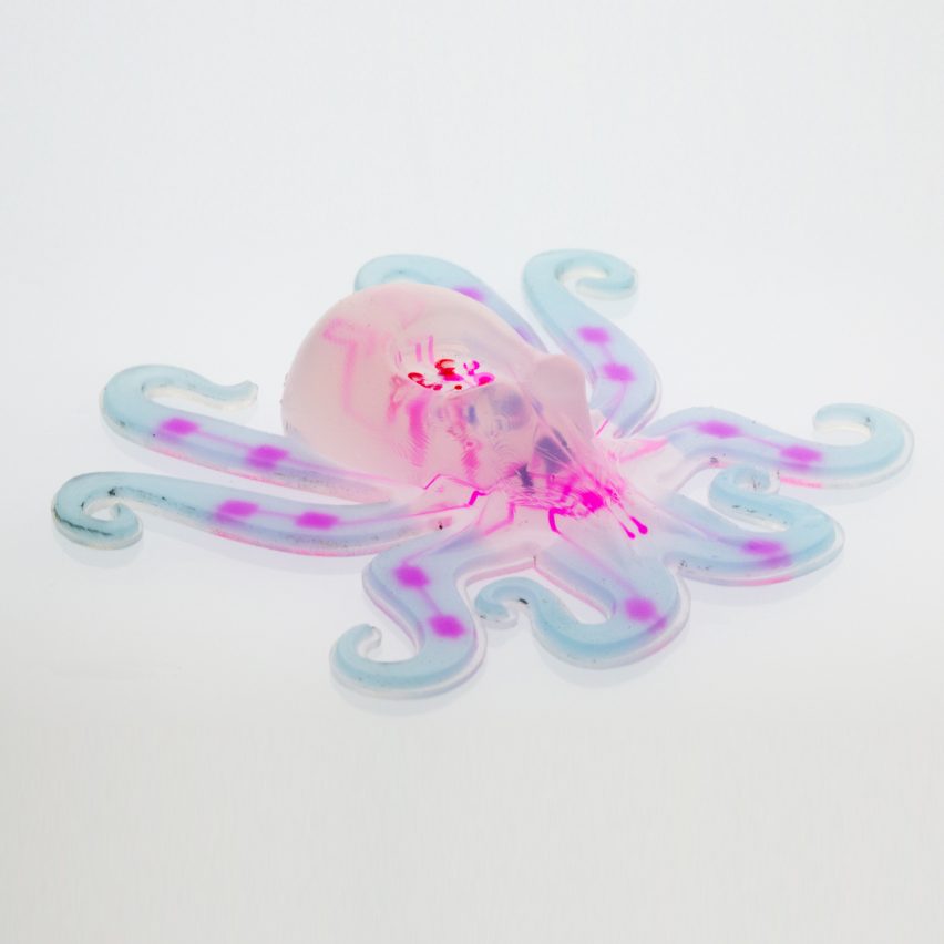 Soft robot by Harvard researchers