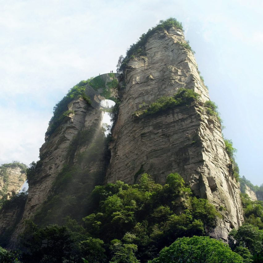 Zhangjiajie bridges by Martin Duplantier Architectes