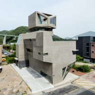 Moon Hoon creates housing with owl-like features in South Korea