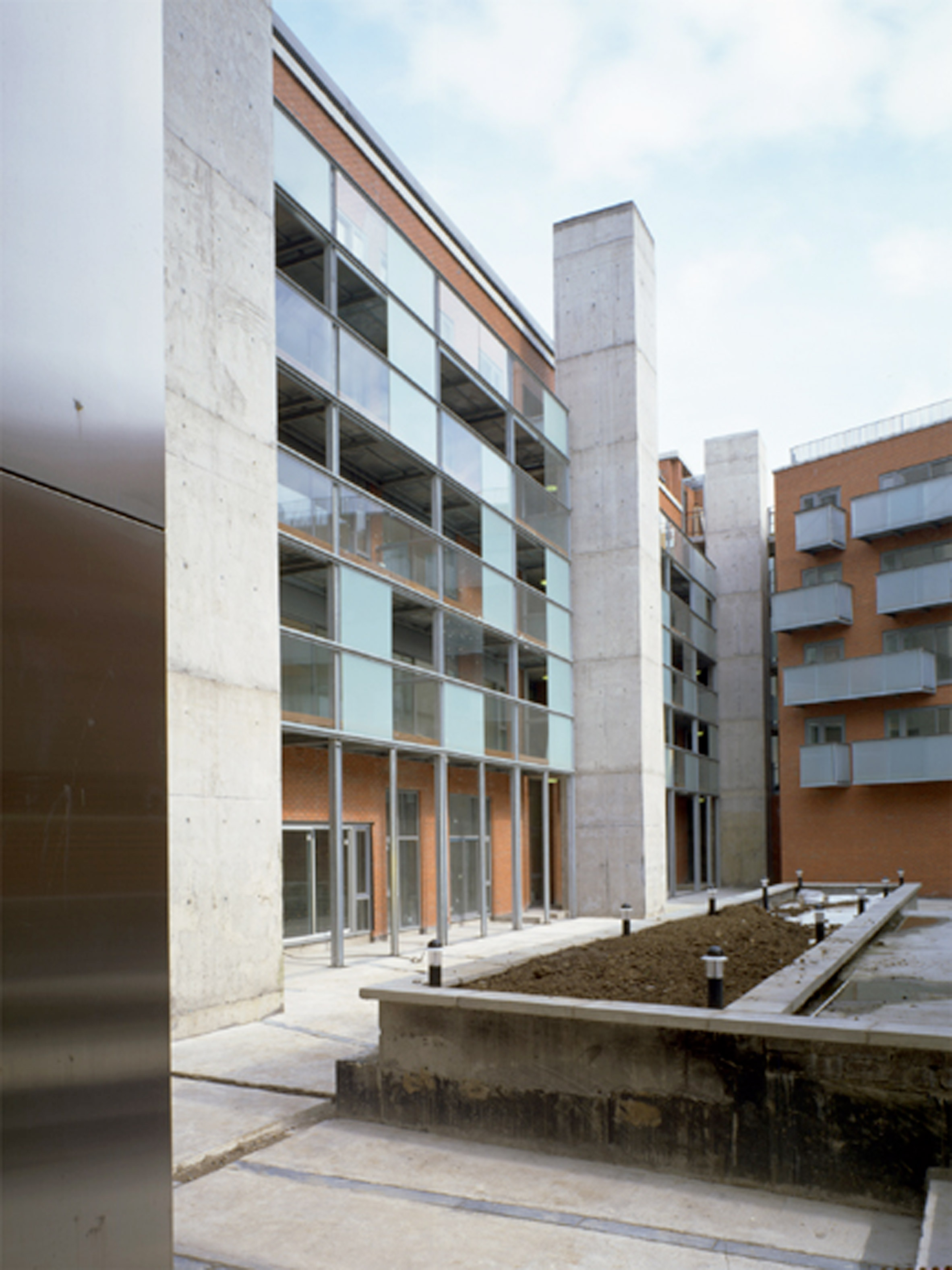 North King Street Housing, Dublin, Ireland, 2000, by Universita Luigi Bocconi School of Economics; Milan, Italy, 2008, by Grafton Architects
