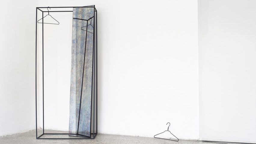 Mirrors Sit Askew In Frames, Hangers For Mirrors