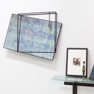 Meike Harde's mirrors sit askew in frames that double as hangers