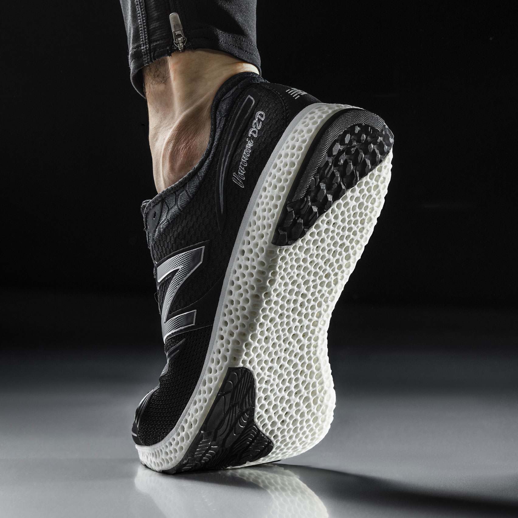 New Balance trainers with 3D-printed soles