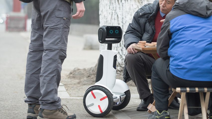 Segway's latest personal transportation device doubles as a robotic companion