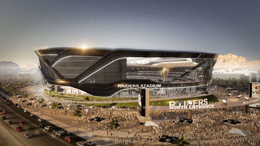 Oakland Raiders stadium for Las Vegas by Manica Architecture