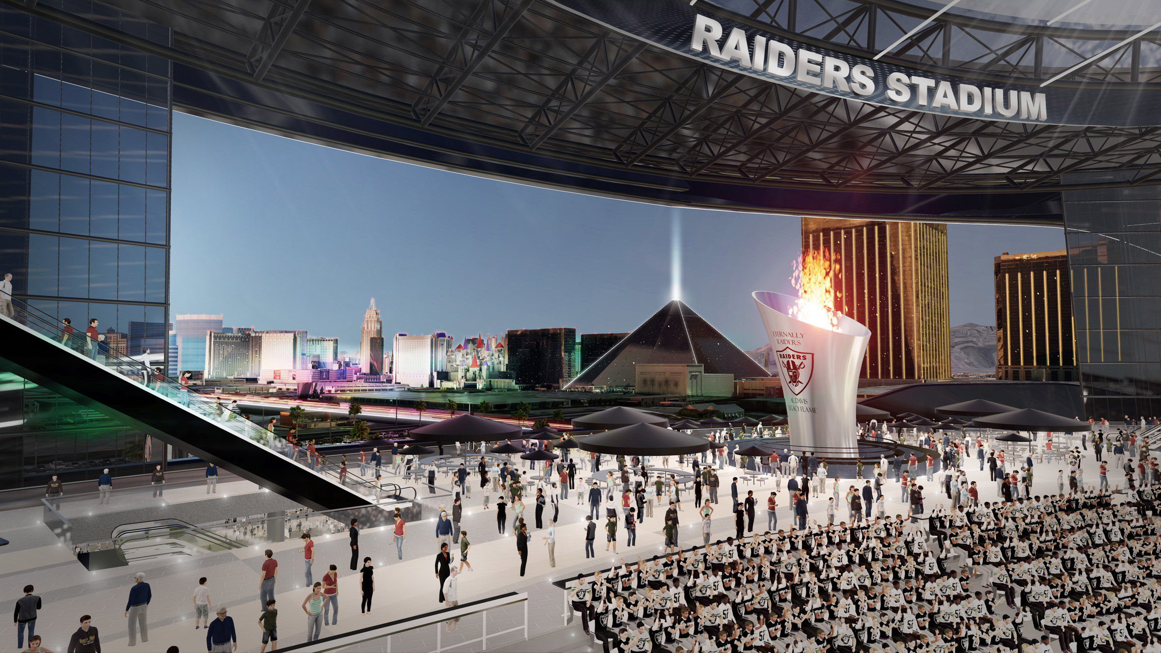 Las Vegas hopes to entice Oakland Raiders with $1.9 billion stadium