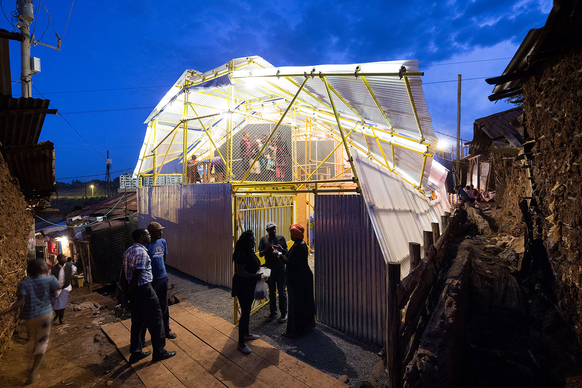 Kibera Hamlets School, by SelgasCano, Nairobi, Kenya